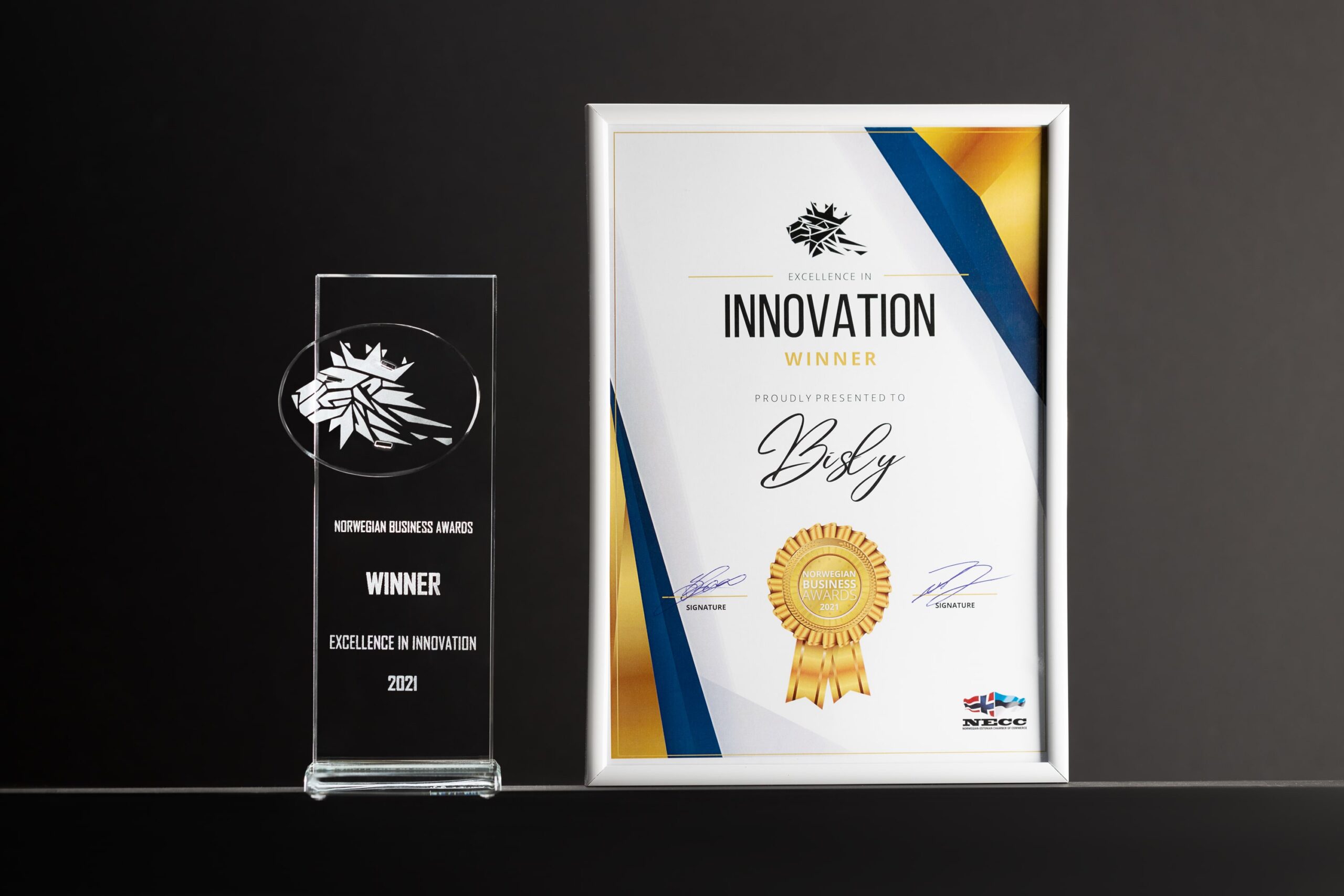 Innovation Award of Norwegian-Estonian Chamber of Commerce